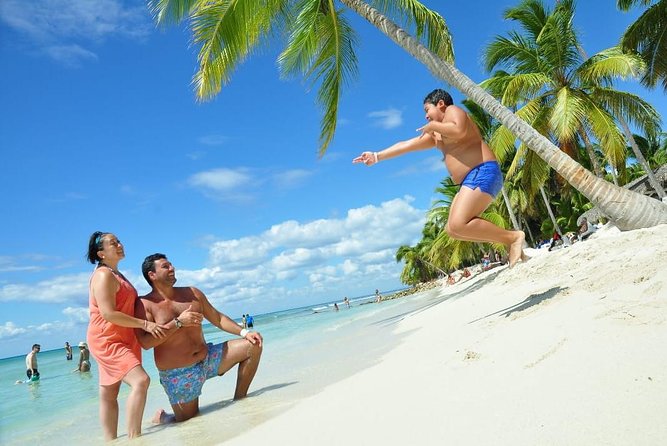 Saona Platinum Beach Day - Natural Pool on the Return: Short Swim, Big Payoff