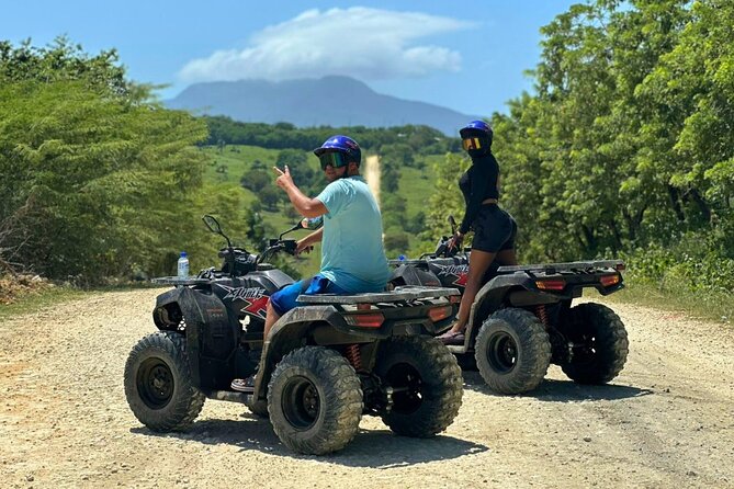 Shore Excursion: Combo Atv & militare waterfalls | No long lines - ATV driving in the Dominican countryside, not just a short loop