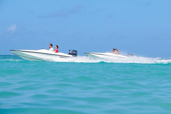 Speed Boat in Punta Cana - Coral Reef Snorkeling Stop, with Gear Included