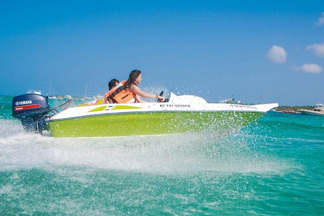 Speedboat Adventure in Punta Cana - The natural swimming pool stop and snorkeling reality checks