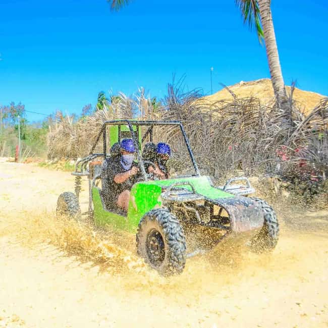 Tour in buggy half-day and beach cenote :Punta Cana - How the 4-hour schedule flows from hotel pickup to Playa Macao