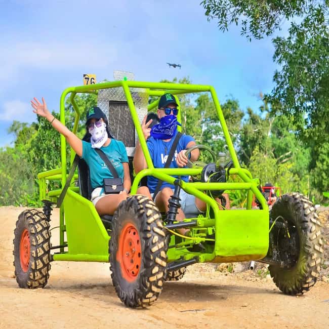 Tour in buggy half-day and beach cenote :Punta Cana - Typical Dominican house stop: culture, local routine, and a snack