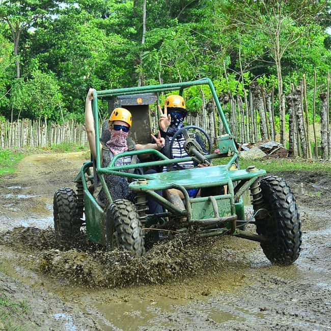 Tour in buggy half-day and beach cenote :Punta Cana - Hotel pickup, transport by Los Corales, and the safety basics