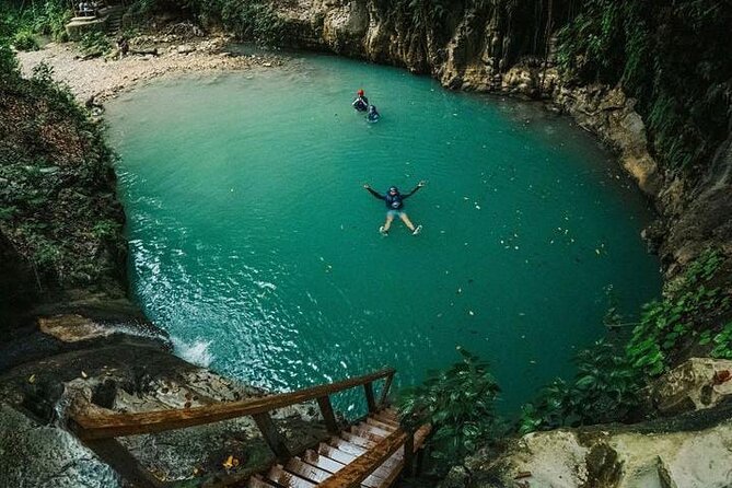 Triple Adventure Zipline Waterfalls & Buggy - Damajagua waterfalls: jump, swim, and slide on stone for a real cool-down