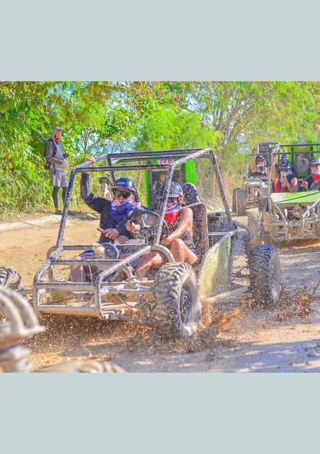 Ultimate Buggy Expedition from Punta Cana with blue cenote - Blue Cenote Cave Time: Natural Swimming Hole and Rinse-Off Water