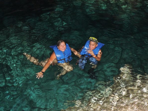 Ultimate Dune Buggy and ATV Adventure with Cenote, Beach & Ranch - Hoyos del Salado cenote swim: the cooling reset