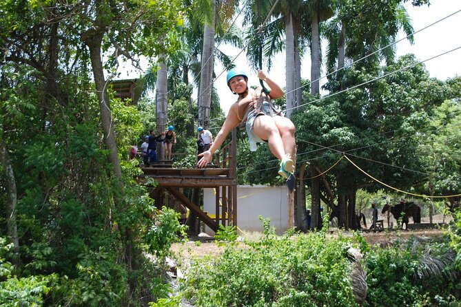 VIP DayPass: ATV, ZipLine, Horse Riding / Shore Excursion & Hotel - ATV through riverbeds and villages: the fun gets muddy, and that is normal