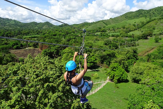 VIP DayPass: ATV, ZipLine, Horse Riding / Shore Excursion & Hotel - Zip lining over Puerto Plata: eight ACCT certified cables and the in-between walking